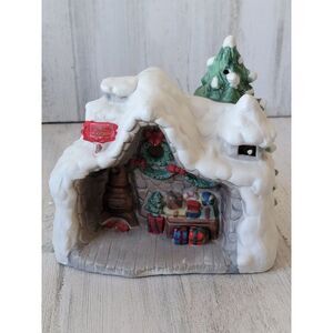 Santa's Workshop ceramic AS IS Village accessory house tree gift